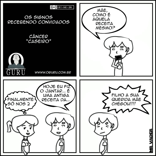 Como as pessoas do signos de Câncer recebem seus convidados.