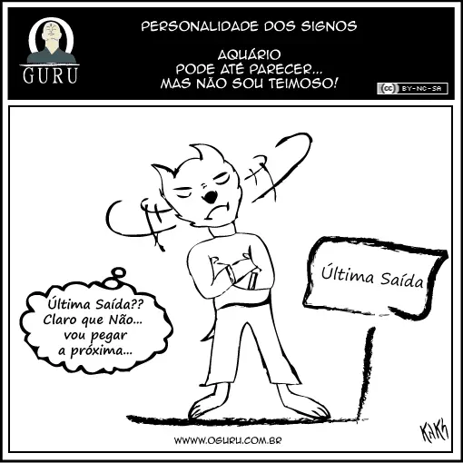 Tirinha de cachorro de Aquário