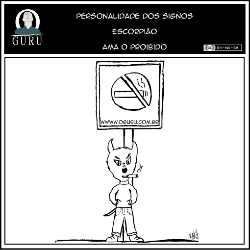 Tirinha de cachorro de Escorpião