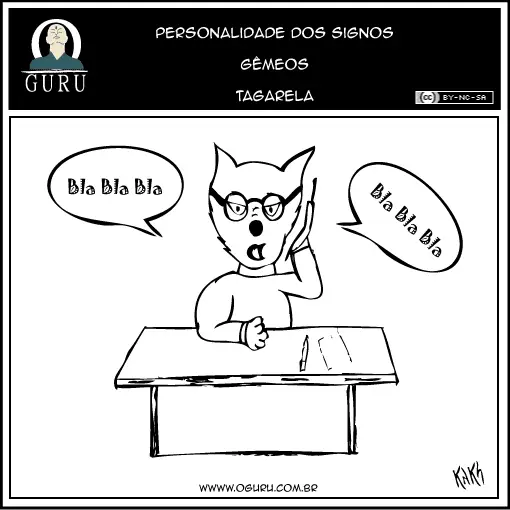 Tirinha de cachorro de Gêmeos