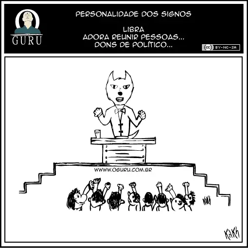 Tirinha de cachorro de Libra
