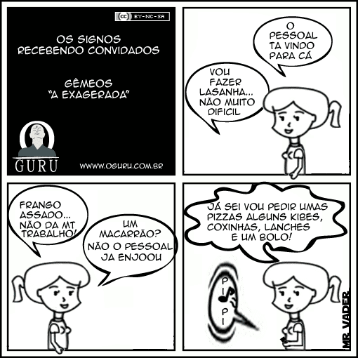 Como as pessoas do signos de Gêmeos recebem seus convidados.
