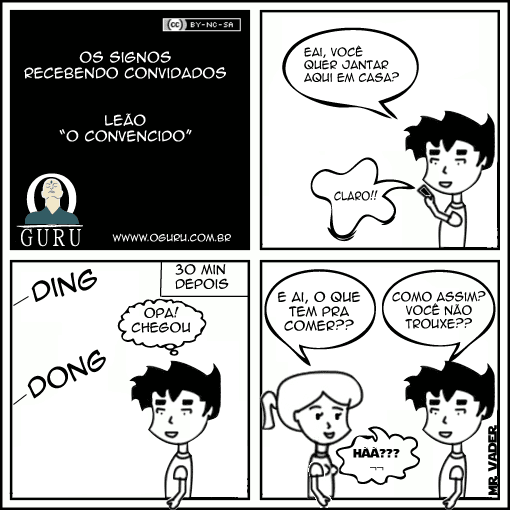 Como as pessoas do signos de Leão recebem seus convidados.