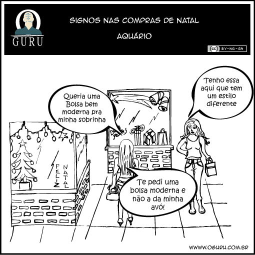 Como as pessoas do signos de Aquário se comportam nas compras.
