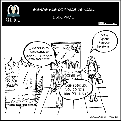 Como as pessoas do signos de Escorpião se comportam nas compras.