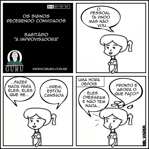 Como as pessoas do signos de Sagitário recebem seus convidados.