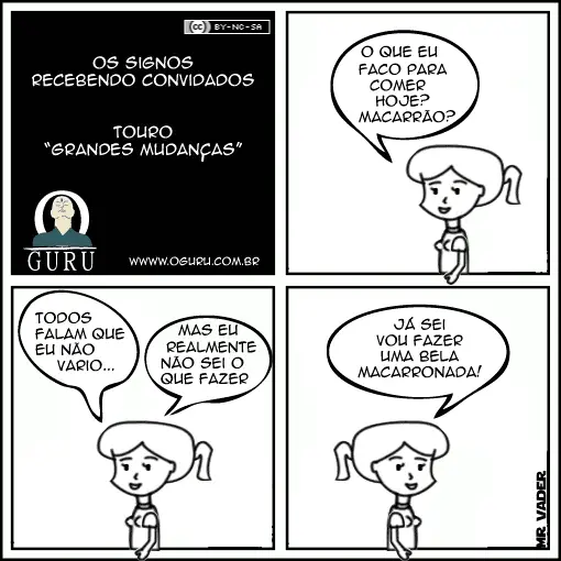 Tirinha de humor de Touro