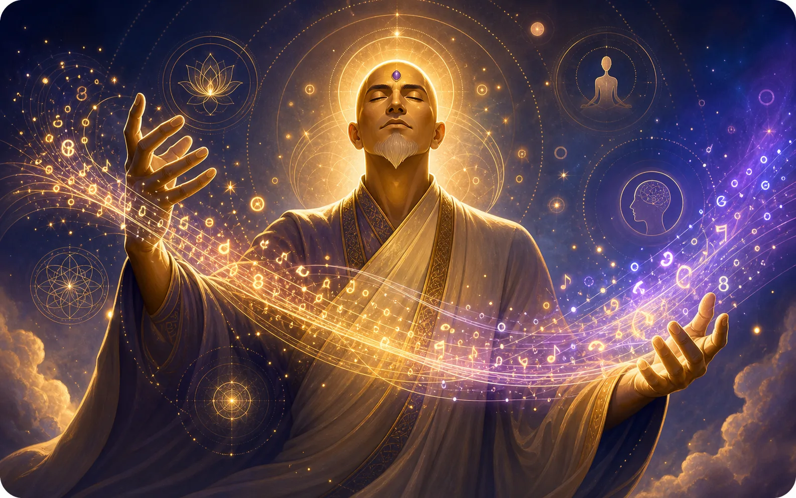 Numerologia do nome com números e símbolos de autoconhecimento